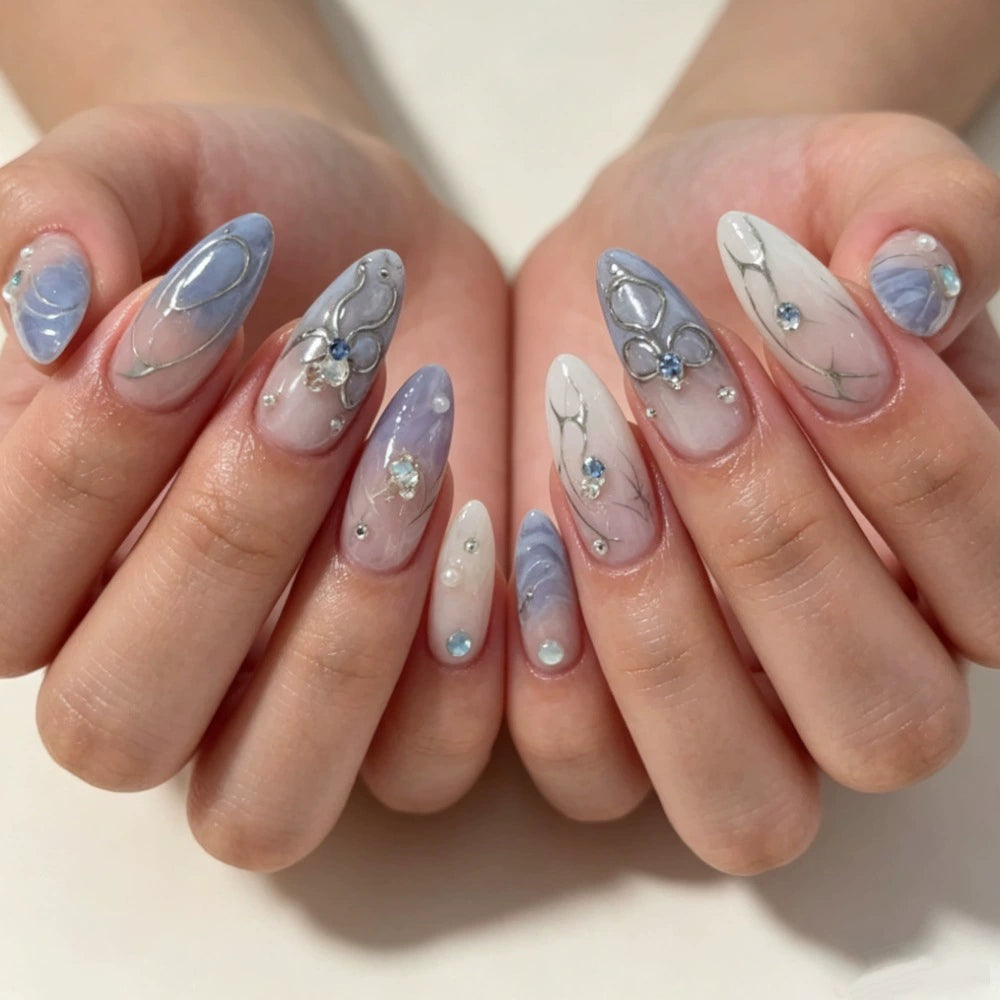 Bow Press-On Nails