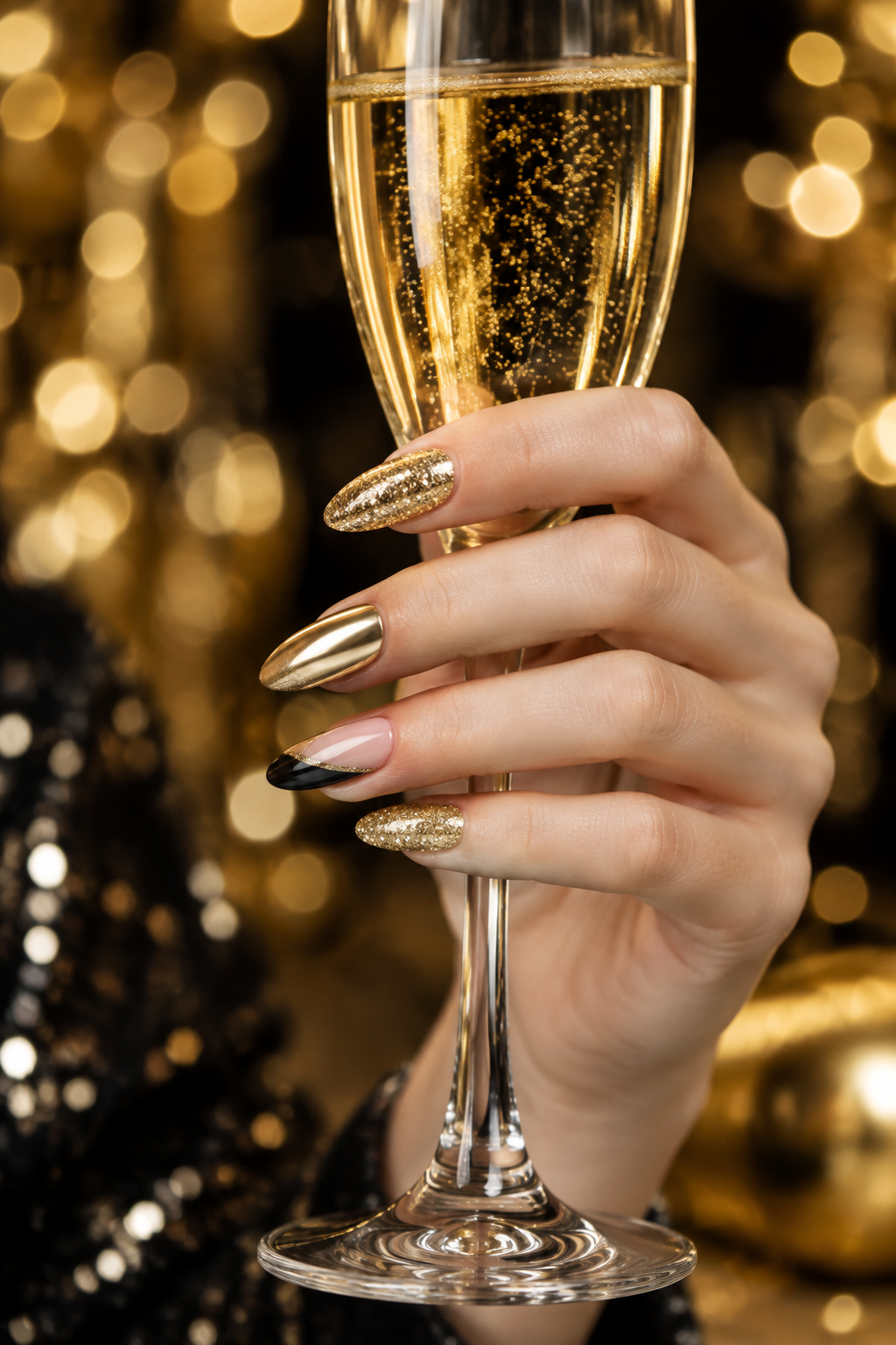 New Year's Eve Nails 2027: 9 Party-Ready Press-On Styles