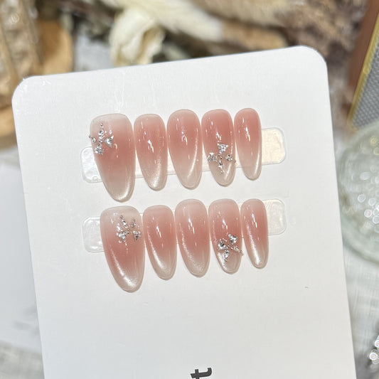 Red Cat Eye French Crystal