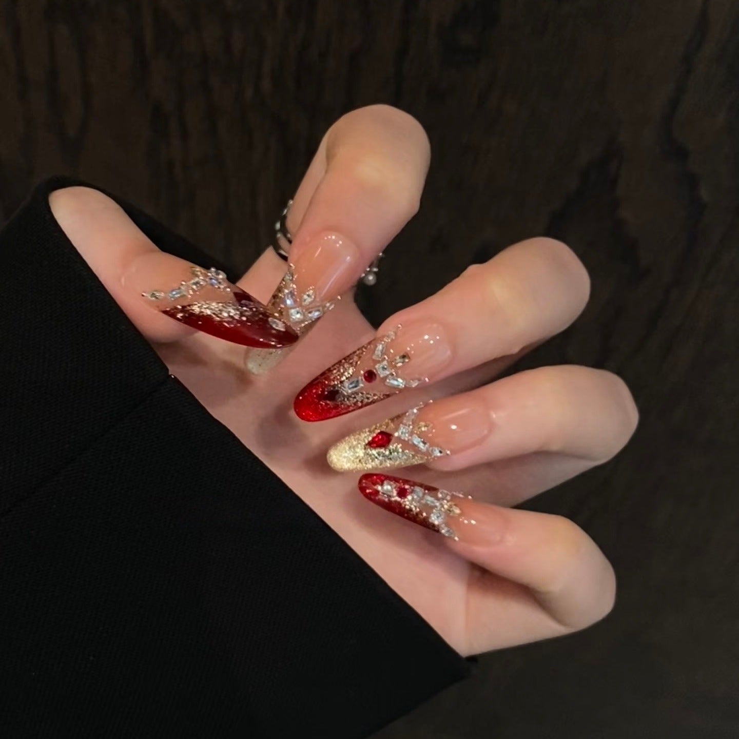 Red French Crystal