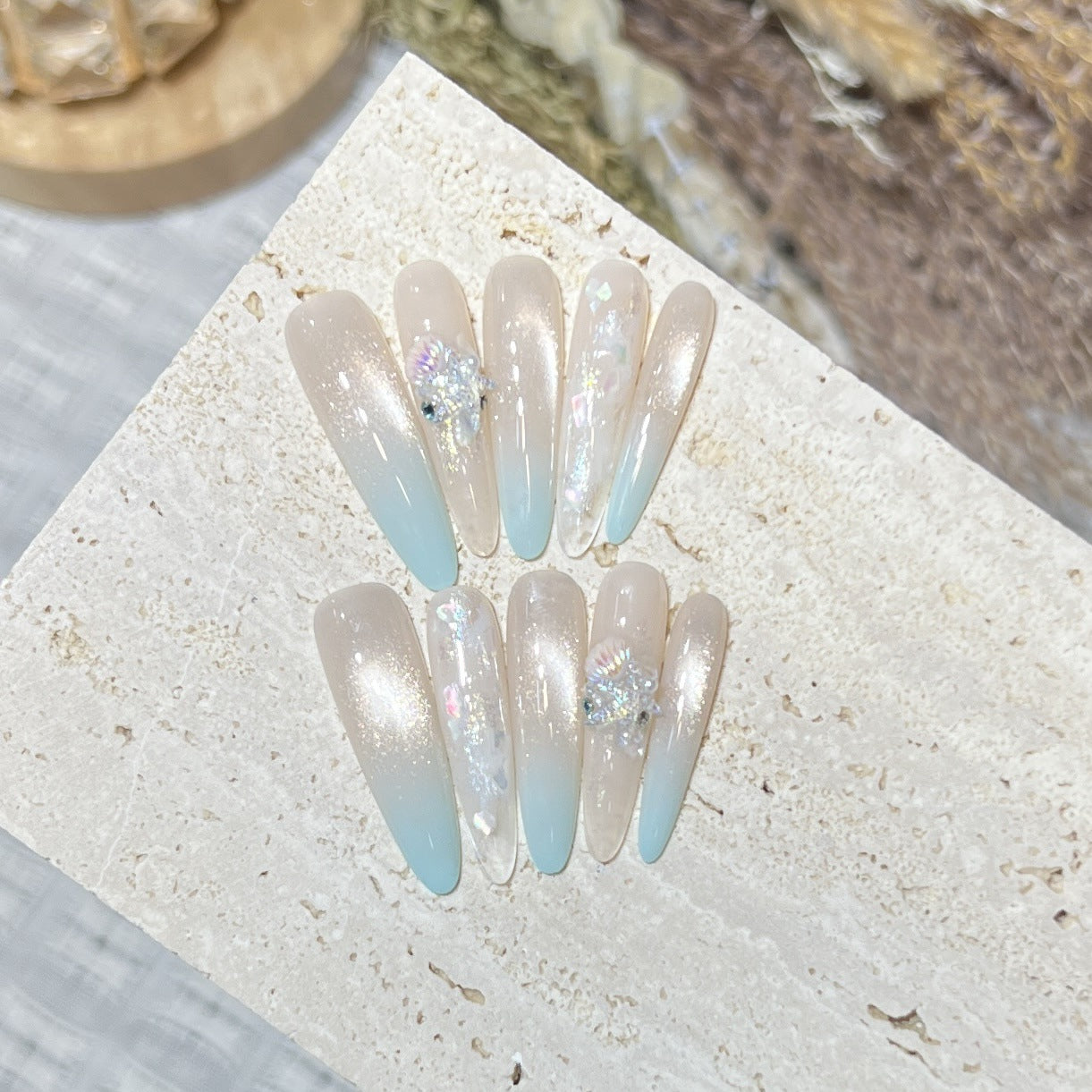 Blue Cat Eye Jelly French