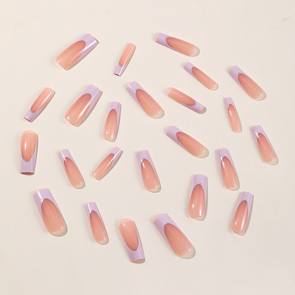 Coffin French Press-On Nails