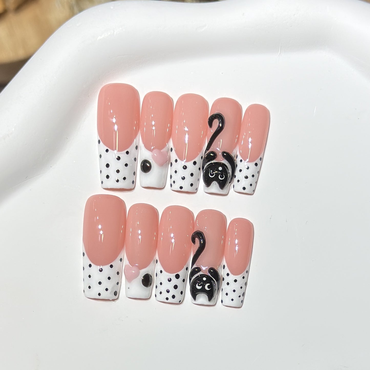 Nude French Heart