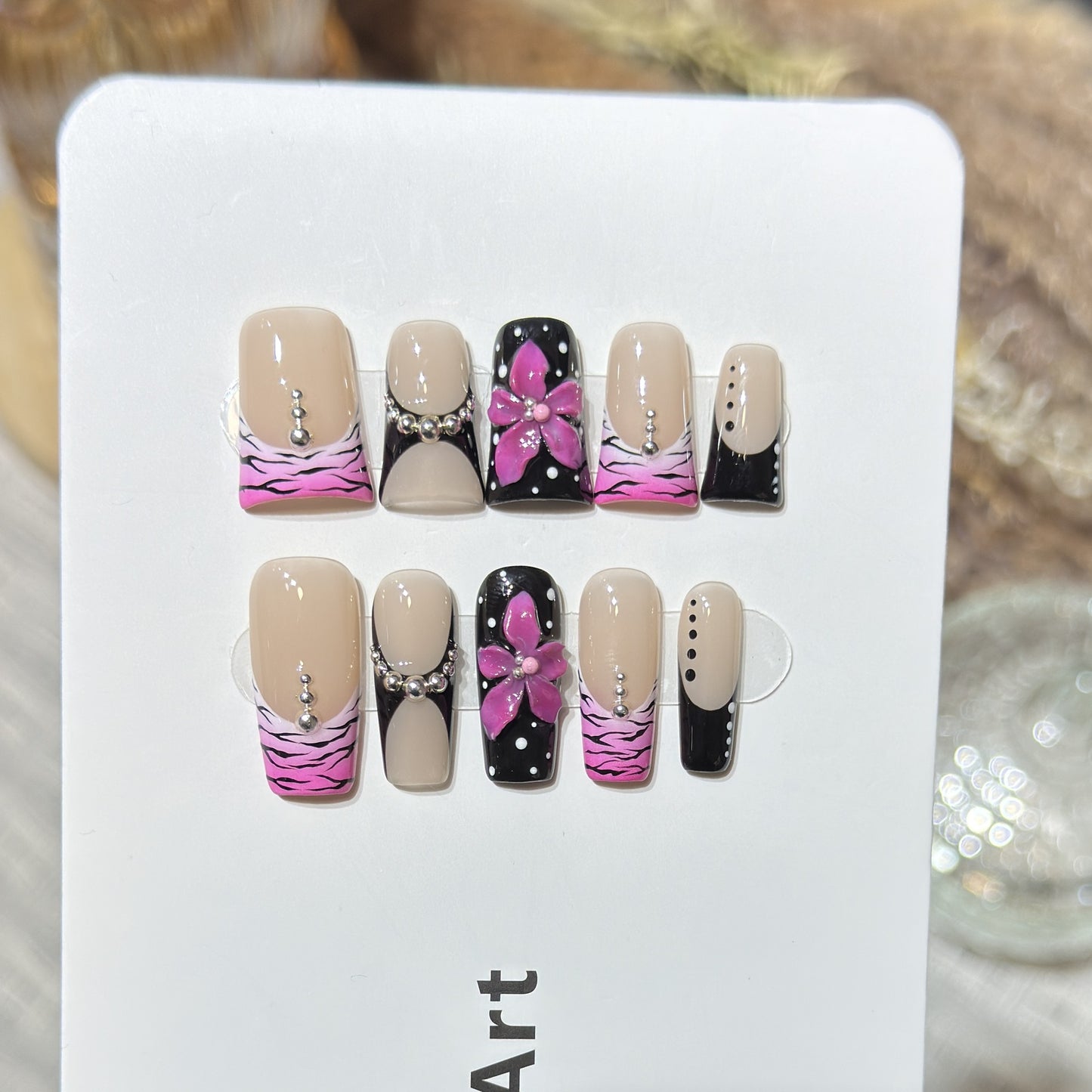 Purple French Floral