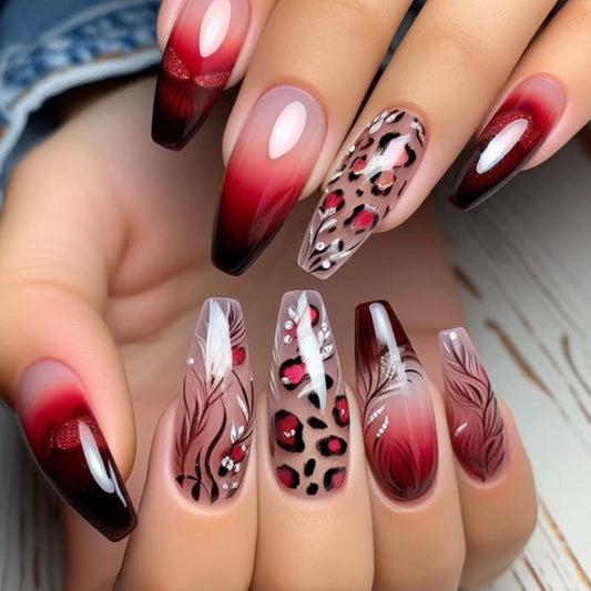 Black Gradient Leopard