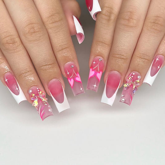 Pink Aurora French Bow Pearl