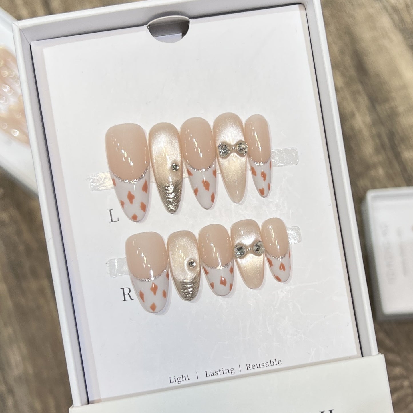 Nude Cat Eye French Butterfly
