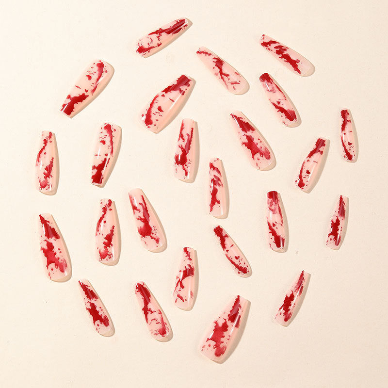 Red Coffin Press-On Nails