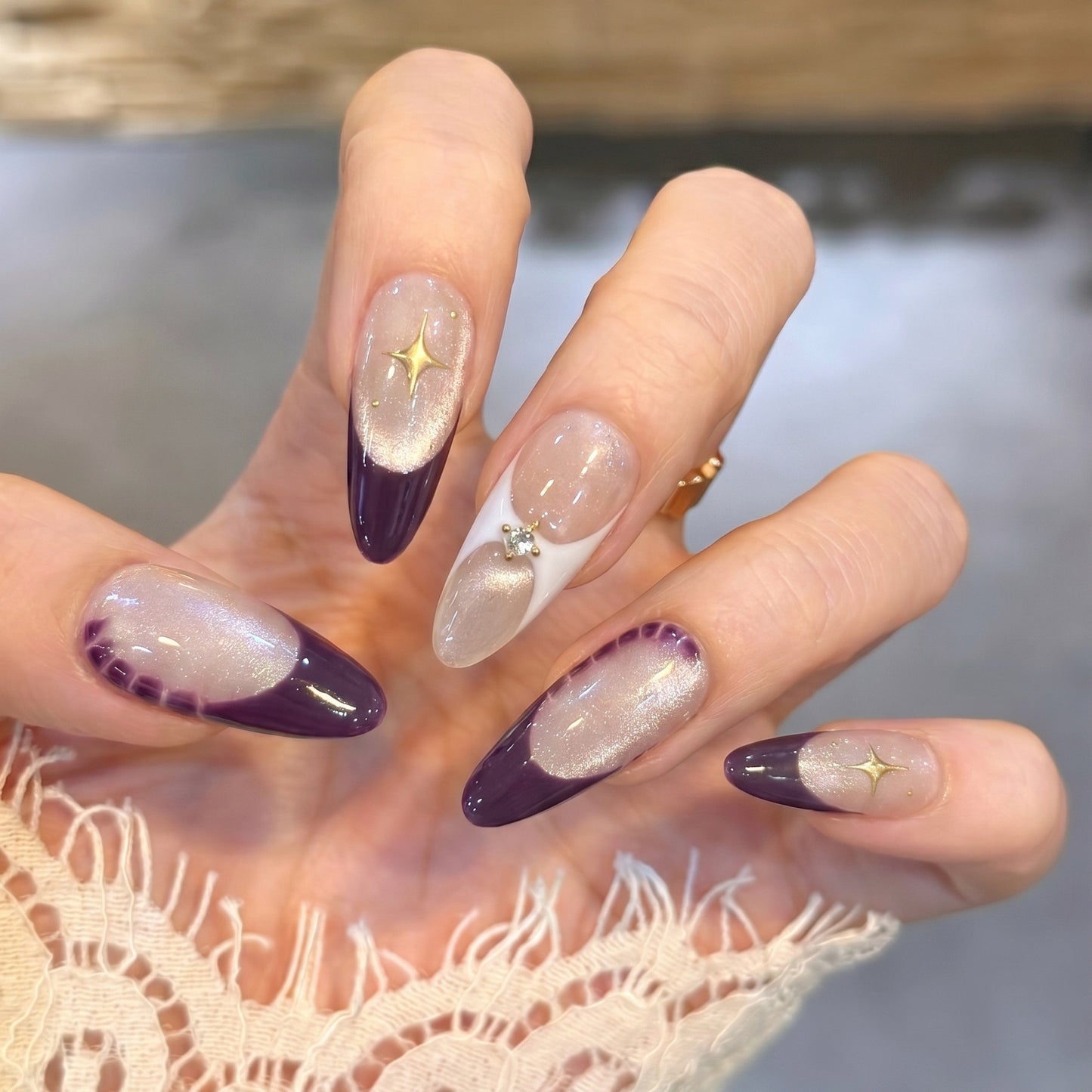 Purple Cat Eye