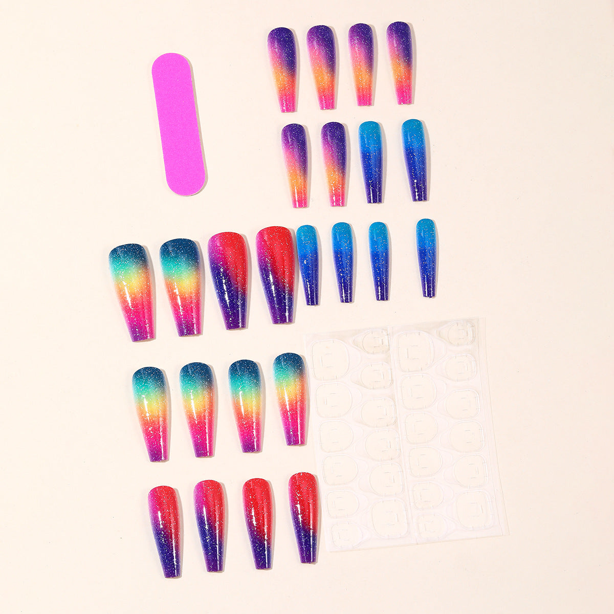 Gradient Press-On Nails
