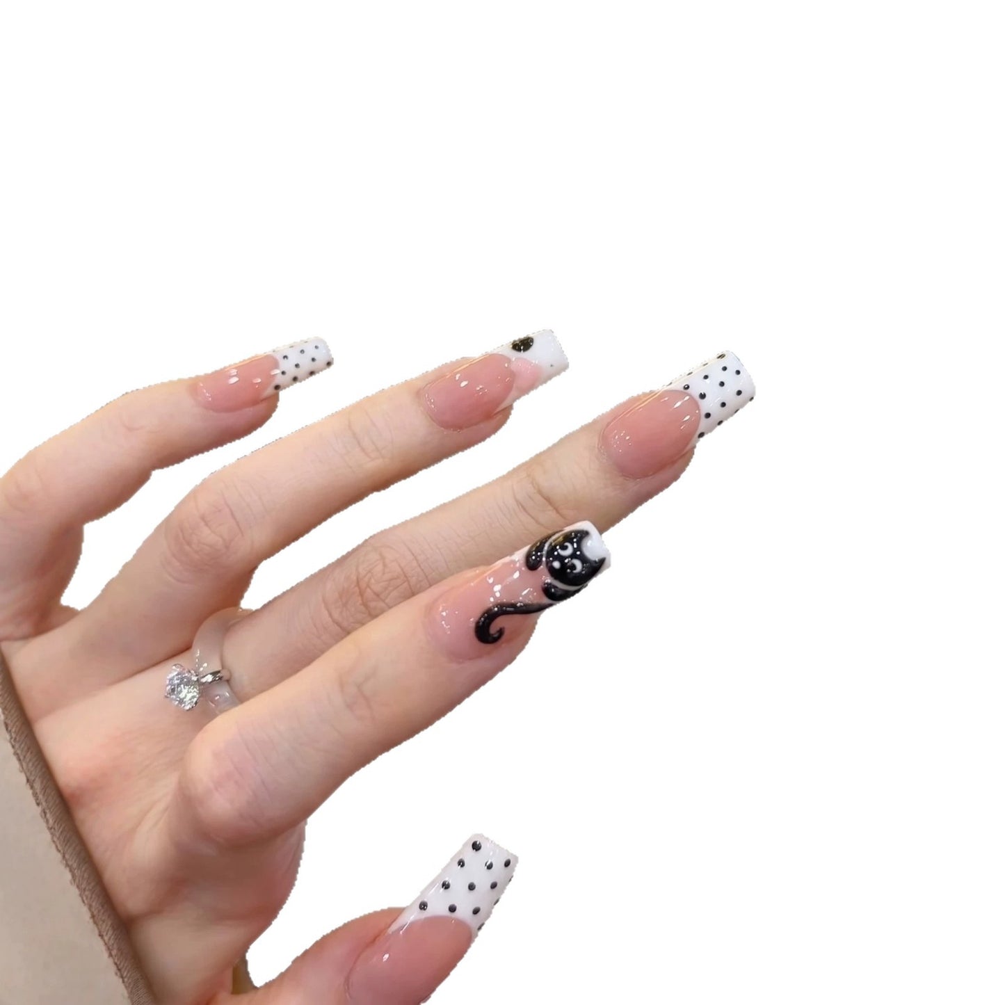Nude French Heart