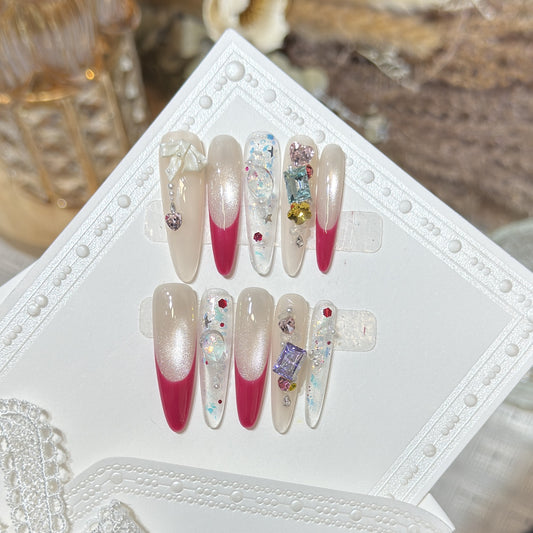 Cat Eye French Crystal