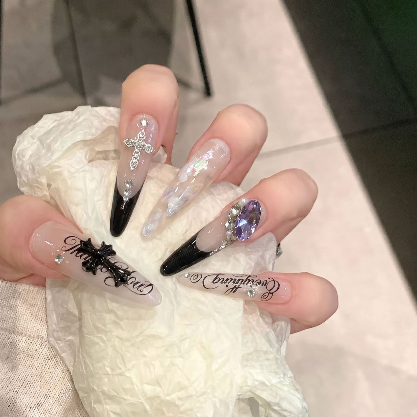 Nude French Press-On Nails