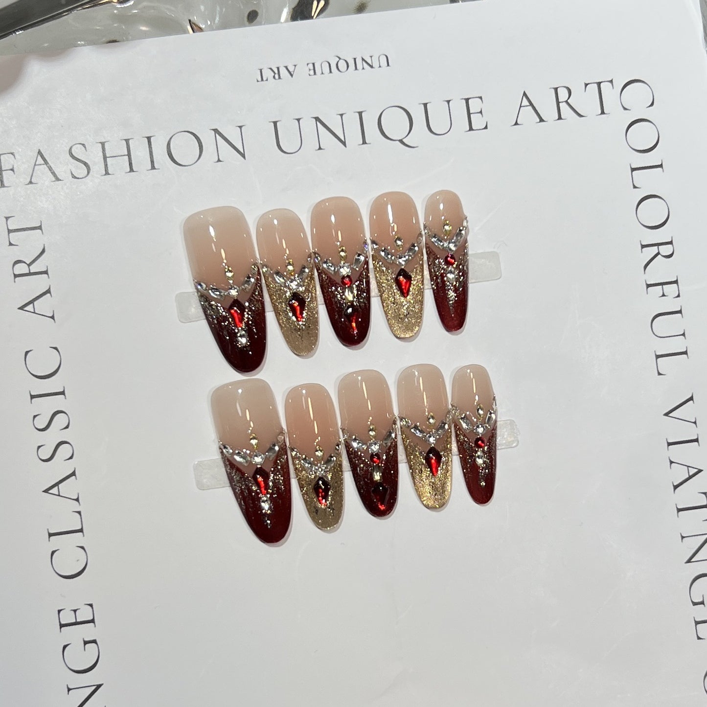 Red French Crystal