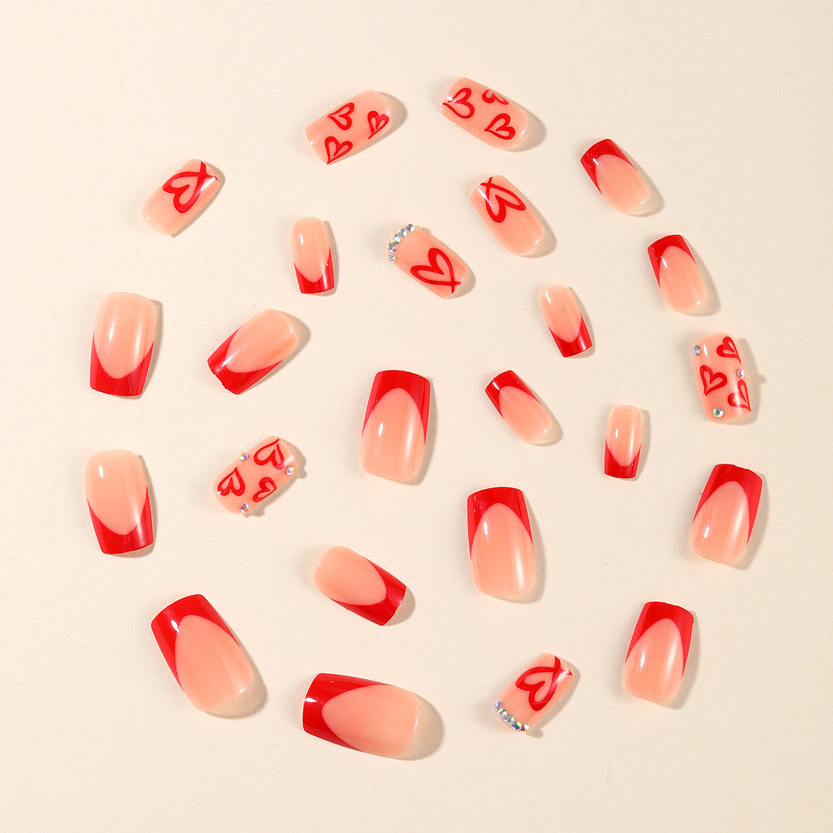 Red French Heart
