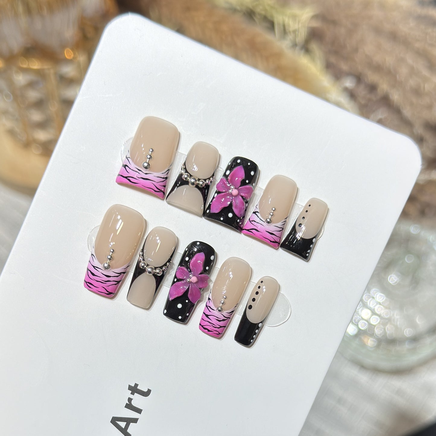 Purple French Floral