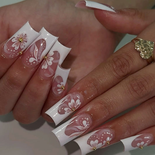 White French Floral