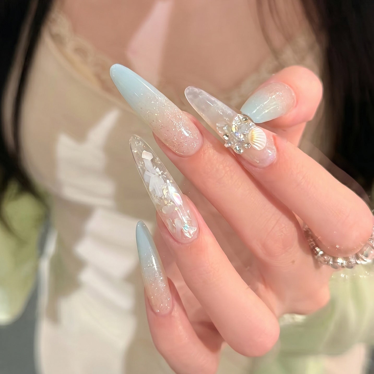 Blue Cat Eye Jelly French