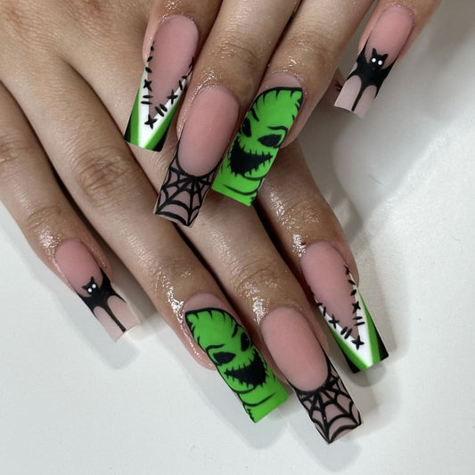 Green Coffin Spider Web