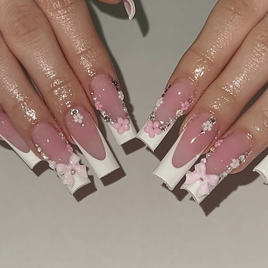 White Jelly French Bow Floral