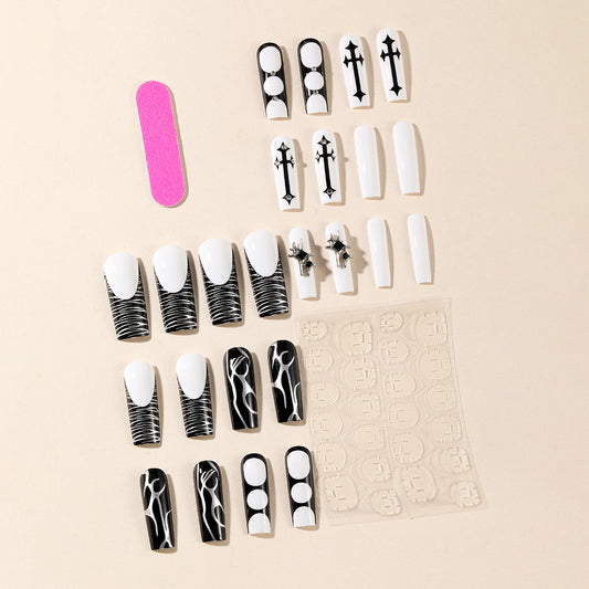 White Coffin French Zebra Stars