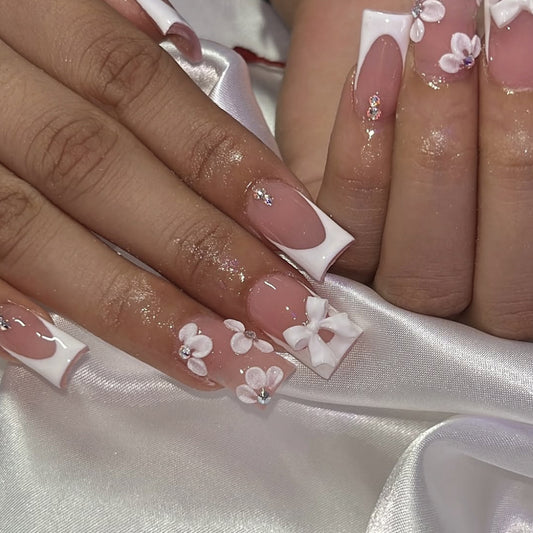 White French Bow Floral