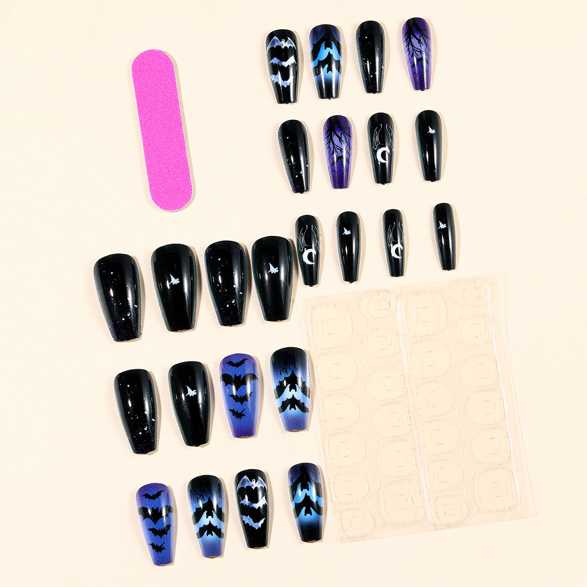 Black Gradient Floral