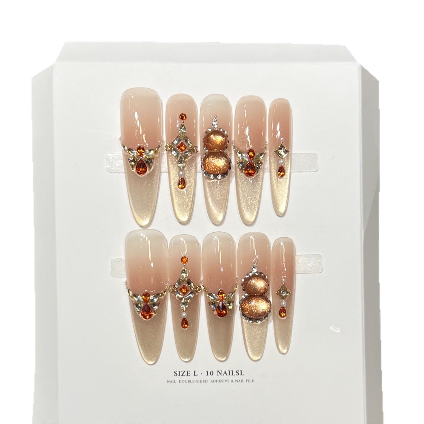 Cat Eye Jelly French Crystal 3D