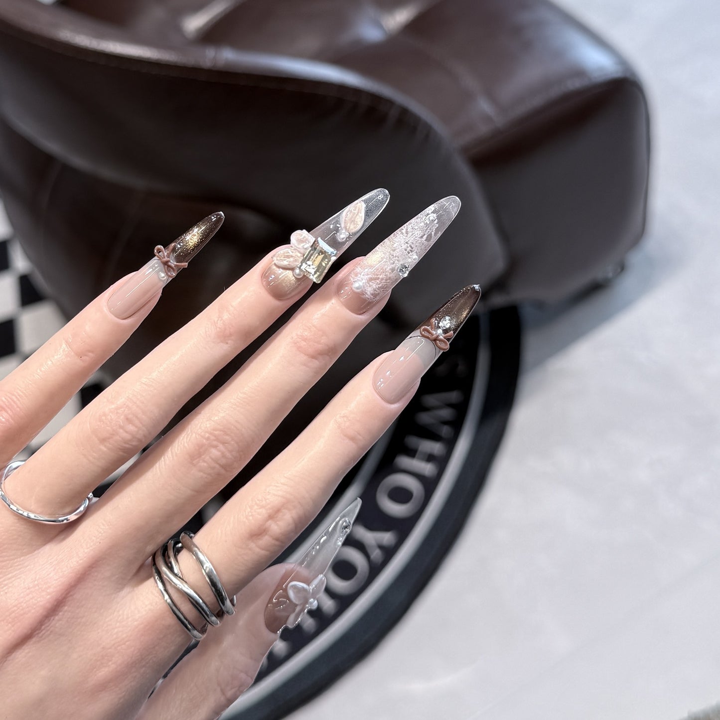 Cat Eye French Floral