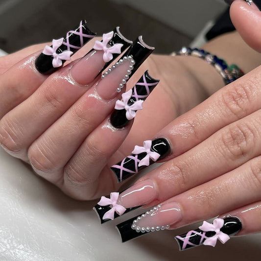 Black French Bow Pearl