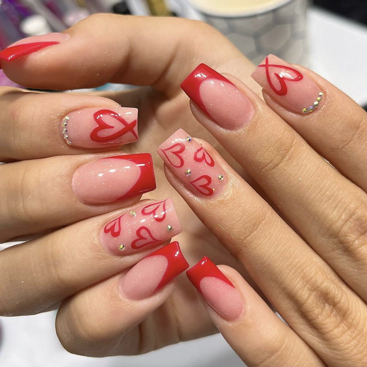 Red French Heart