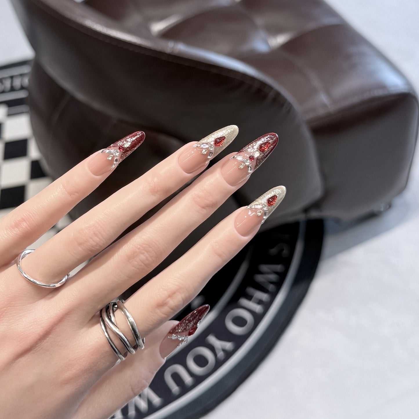 Red French Crystal
