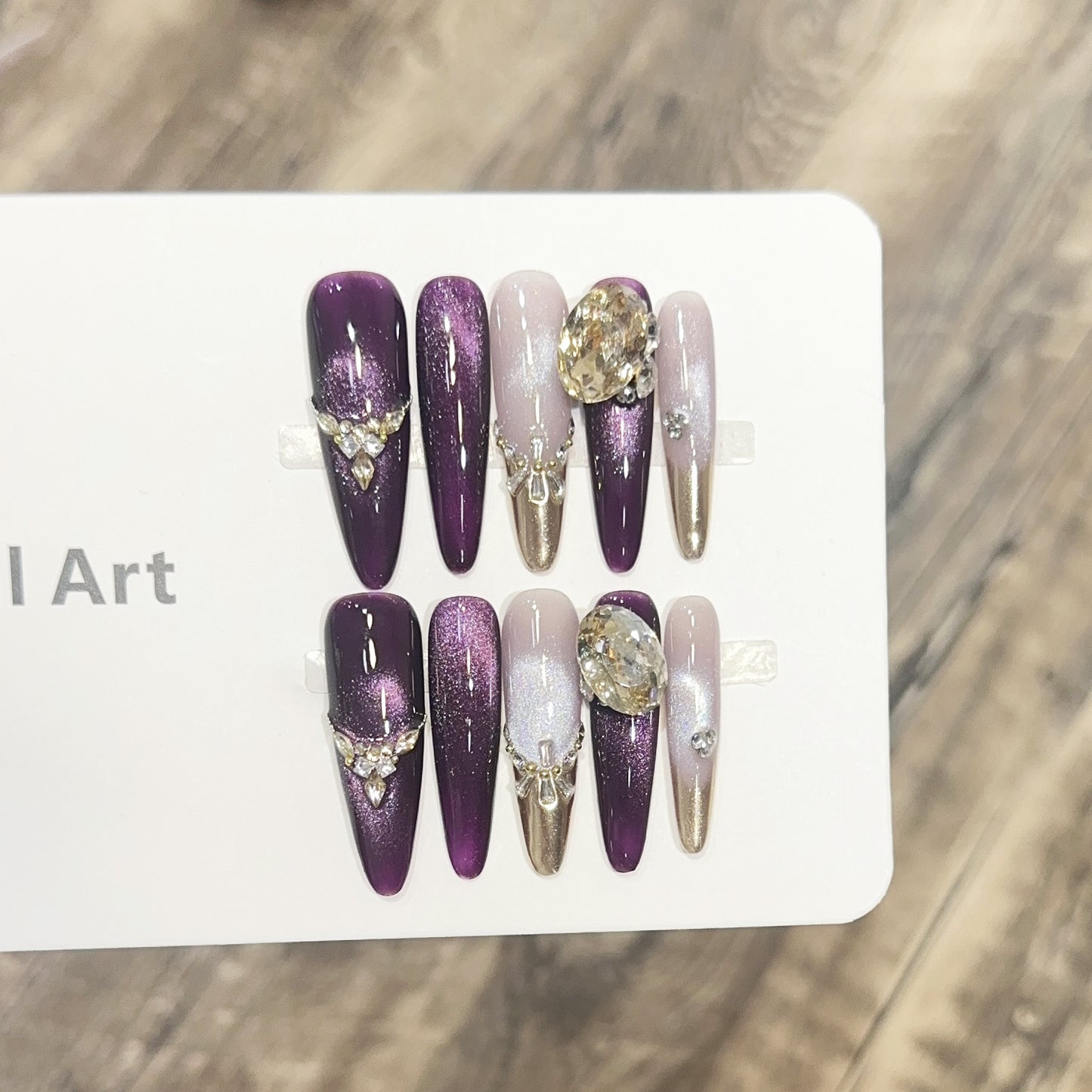 Purple Cat Eye Crystal