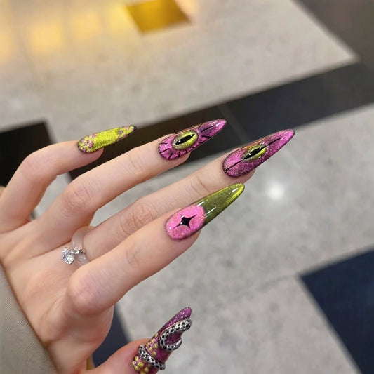 Cat Eye Hand-Painted