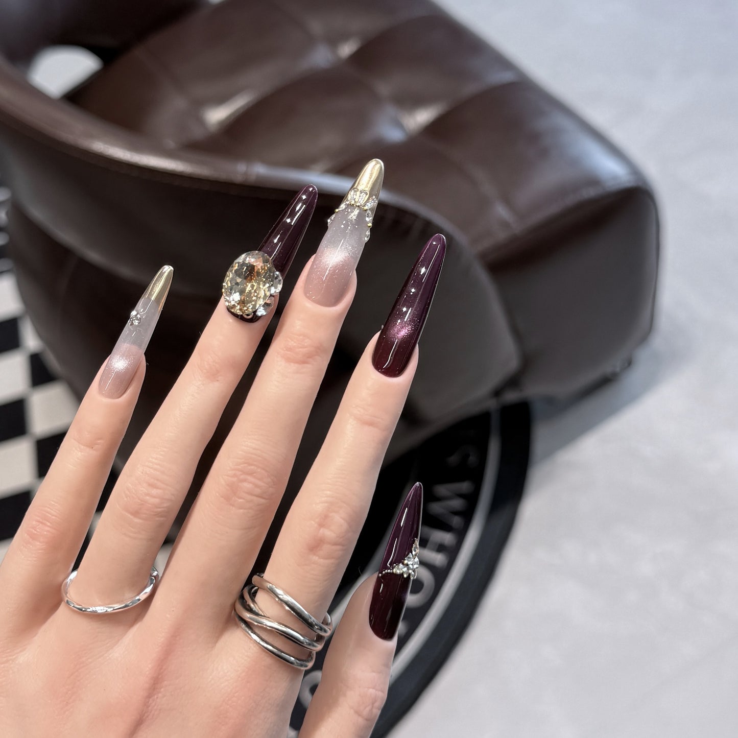 Purple Cat Eye Crystal