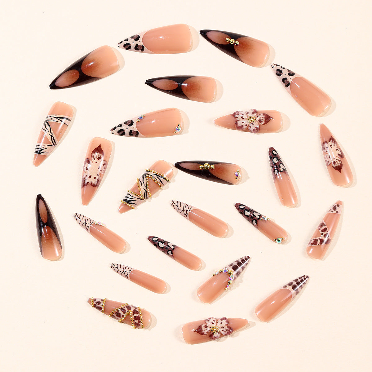 Leopard Floral Zebra 3D