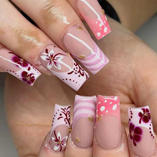 Gold French Floral