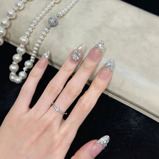 Silver French Crystal