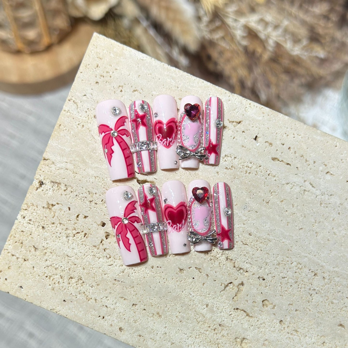 Pink Heart Crystal