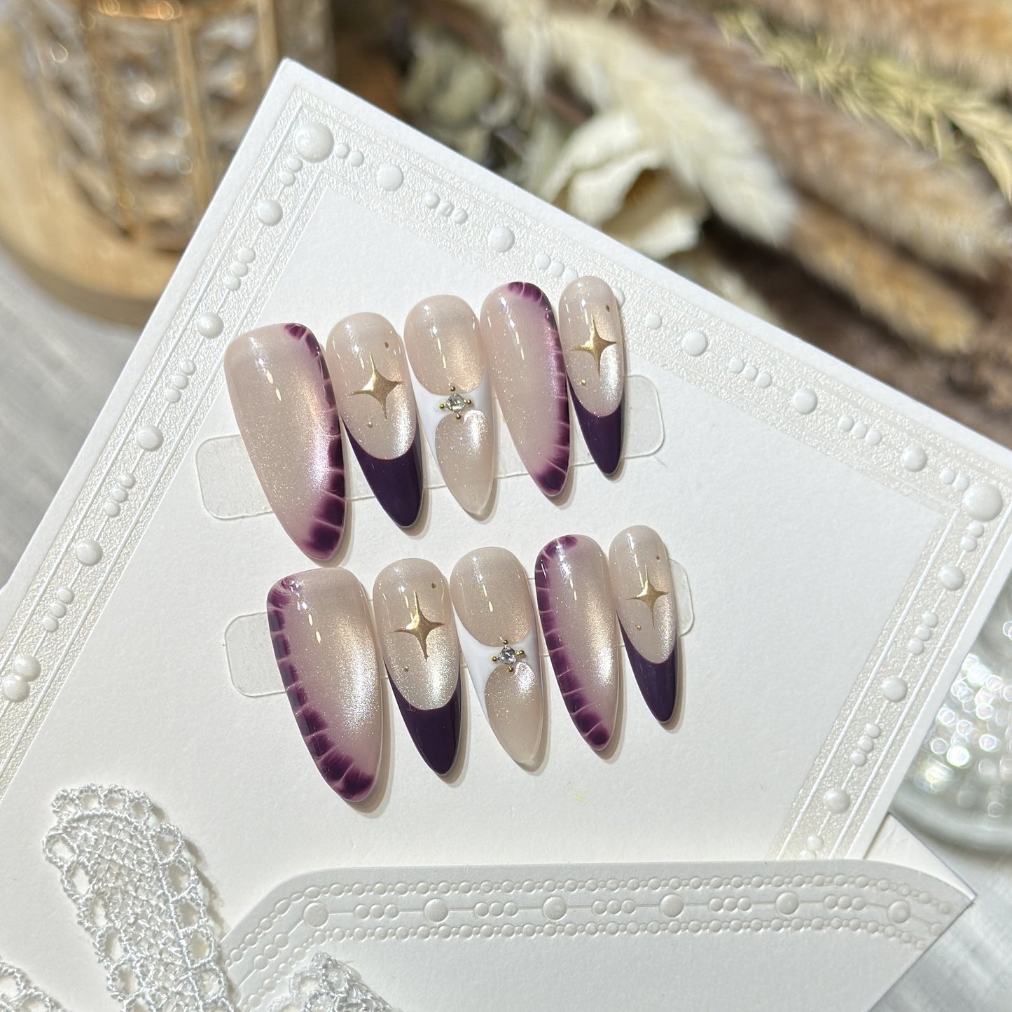 Purple Cat Eye