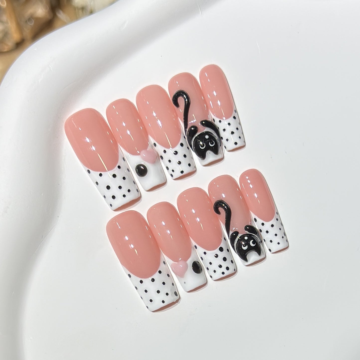 Nude French Heart