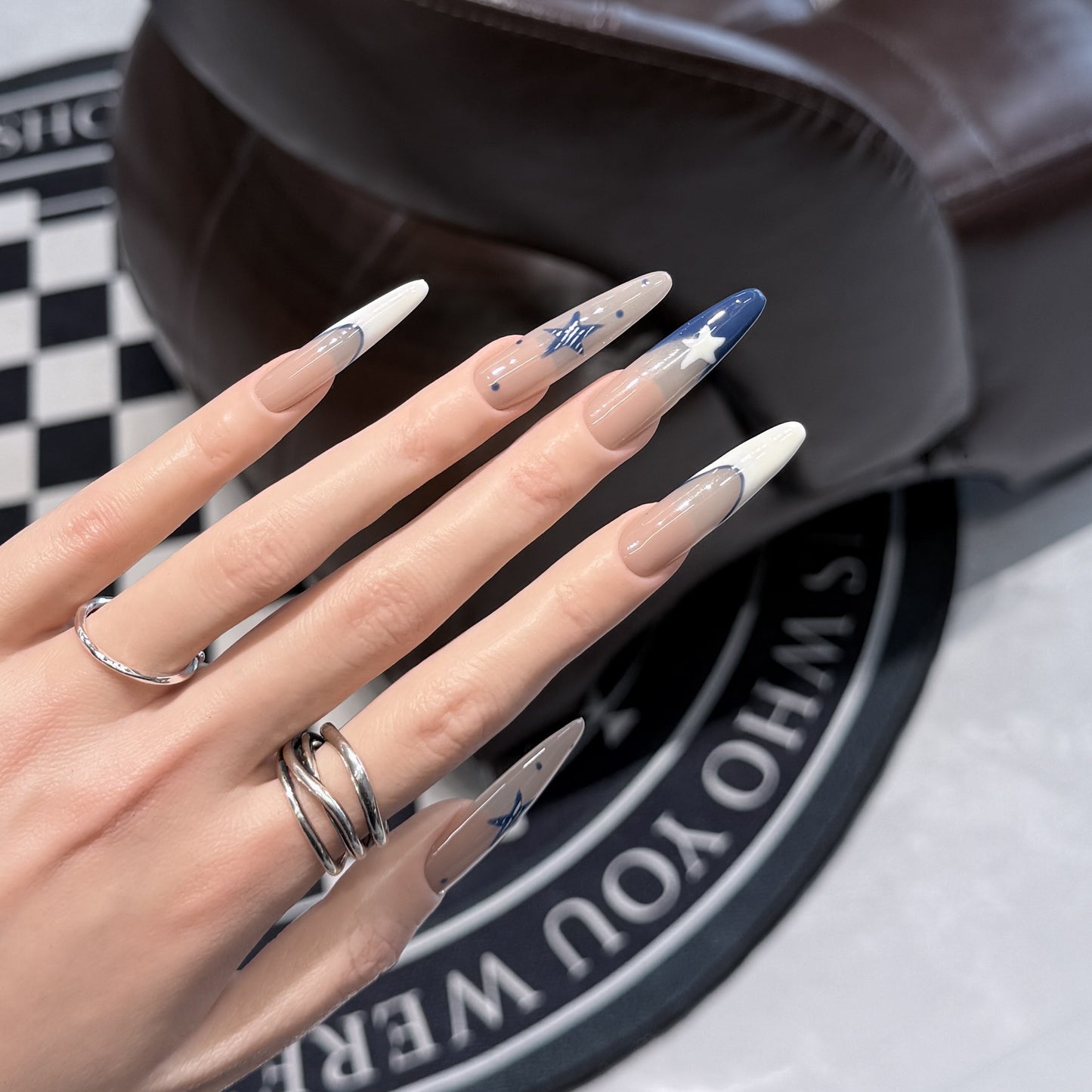 Nude French Hand-Painted