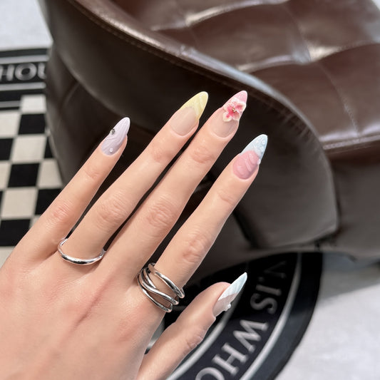 French Floral 3D