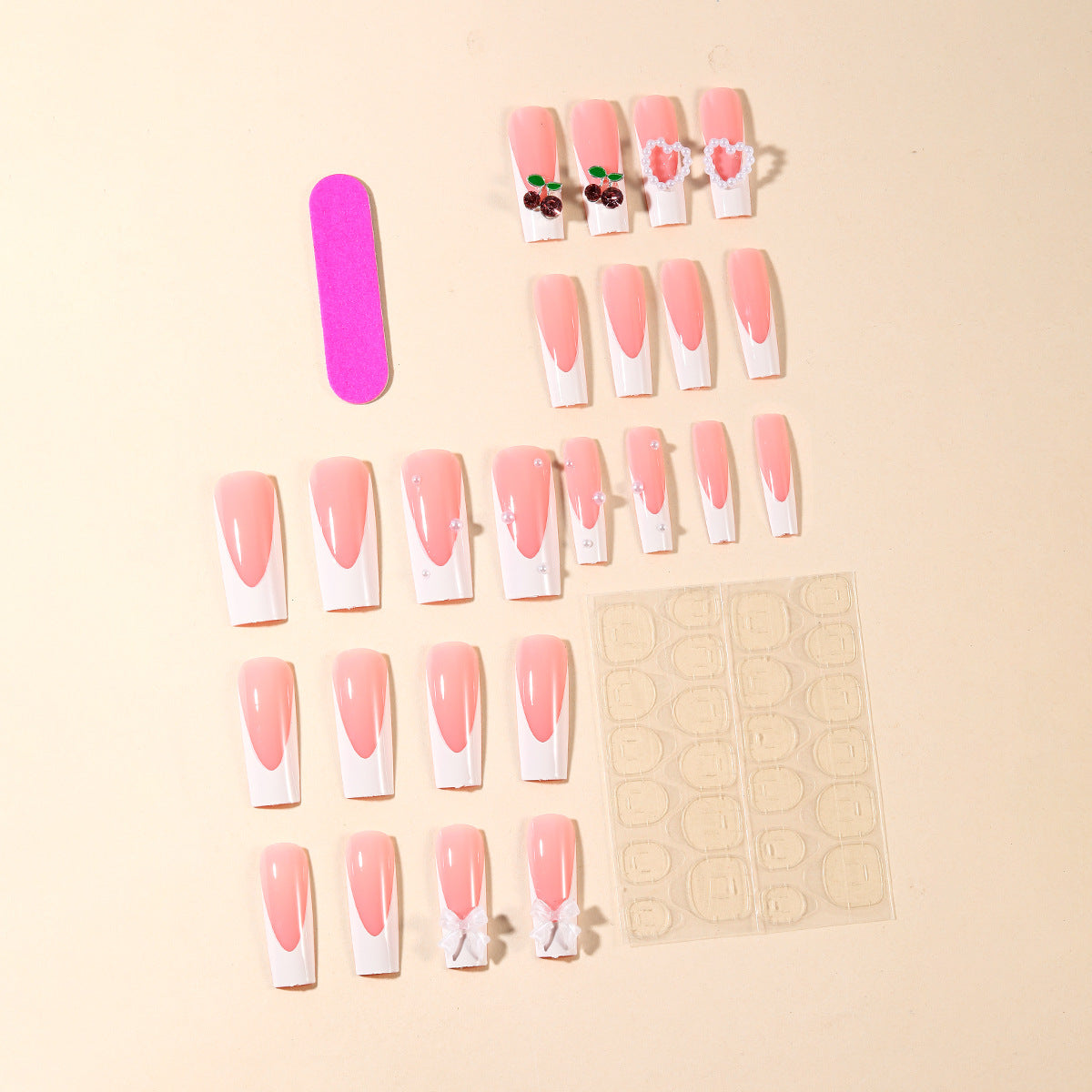 Pink Jelly French Bow Pearl