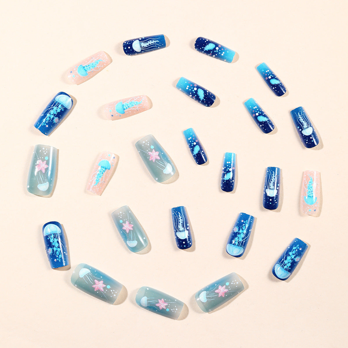 Ocean Press-On Nails