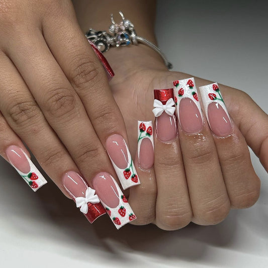 White French Bow 3D Color Block