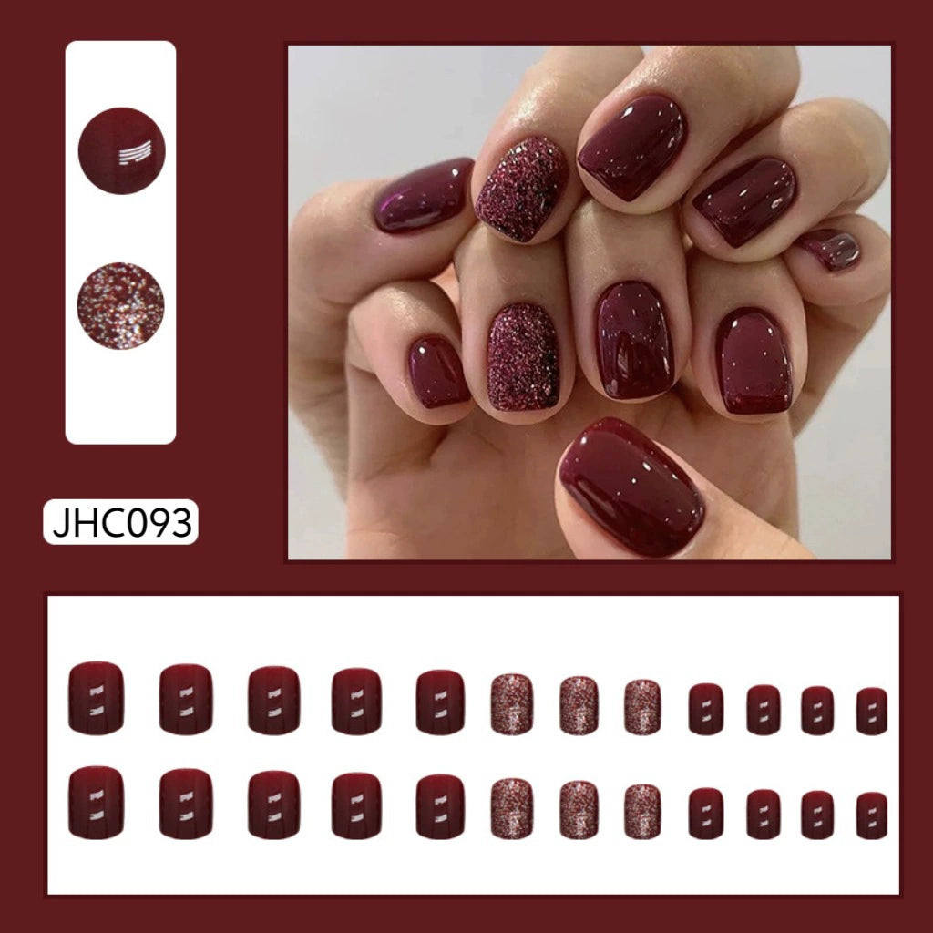 White Press-On Nails