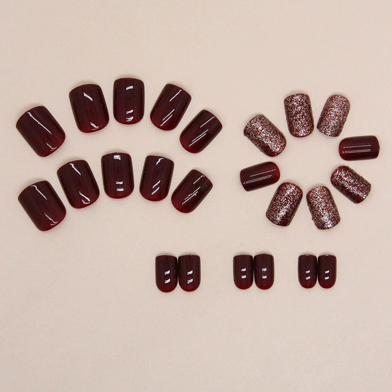 White Press-On Nails