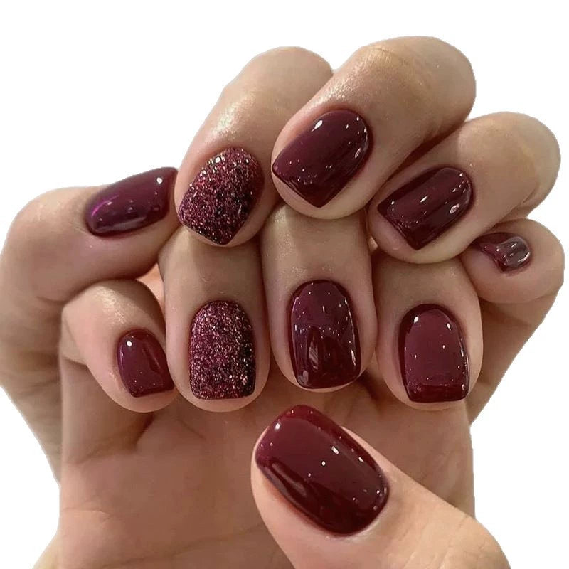 White Press-On Nails