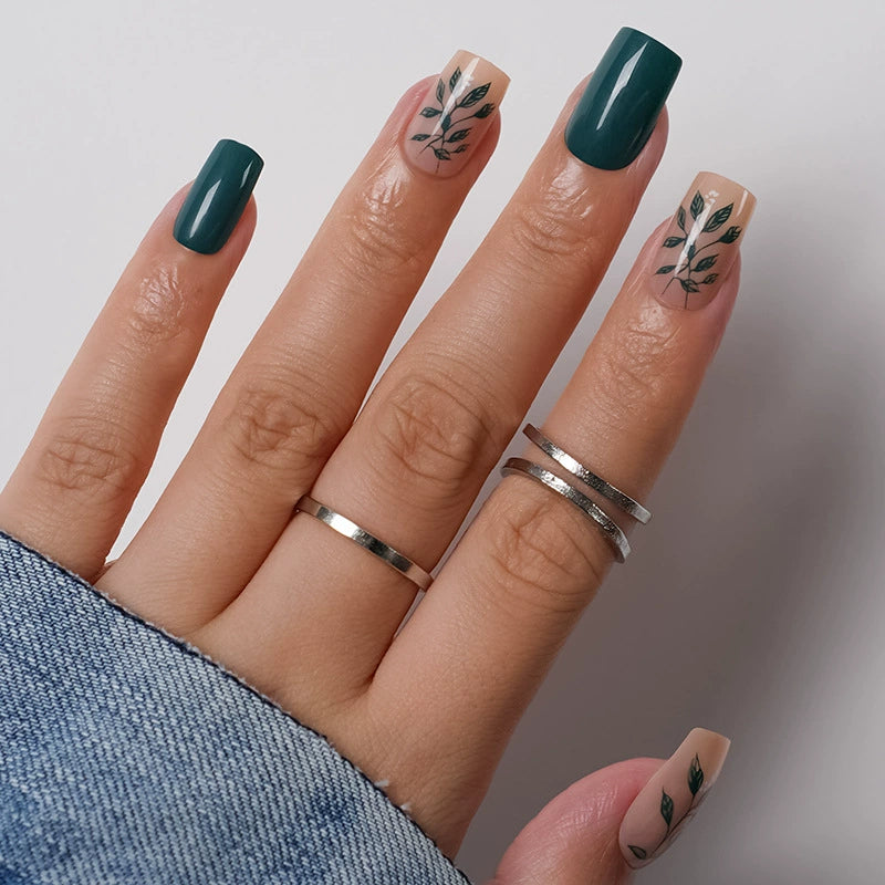 White Press-On Nails